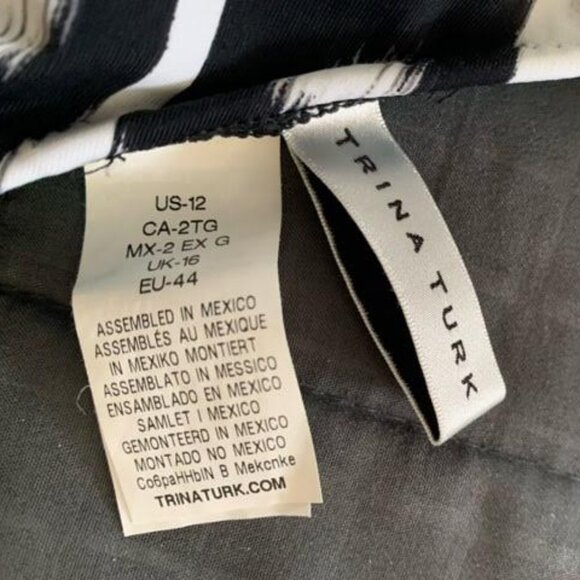 Trina Turk 2 piece Africana Swimsuit Wrap top, ring bottom - Picture 5 of 8